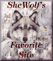 She Wolf's Favourite Site Award