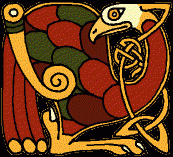 Bird from the Book of Kells